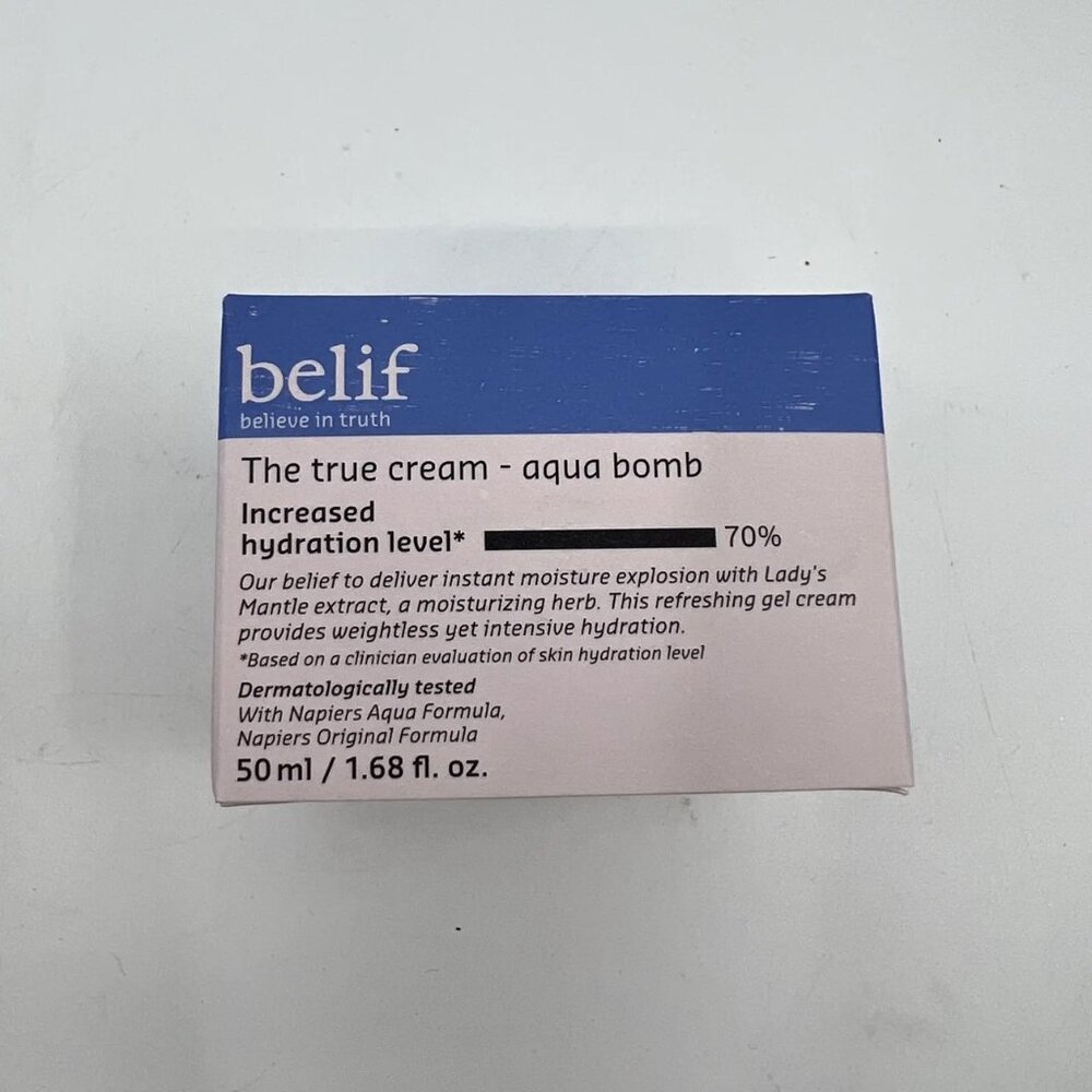 2-PACK Belif the True Cream Aqua Bomb Moisturizer for Combination to Oily 1.68oz